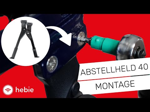 Hebie achtervorkstandaard abstellheld rear kickstand abstellheld 40mm