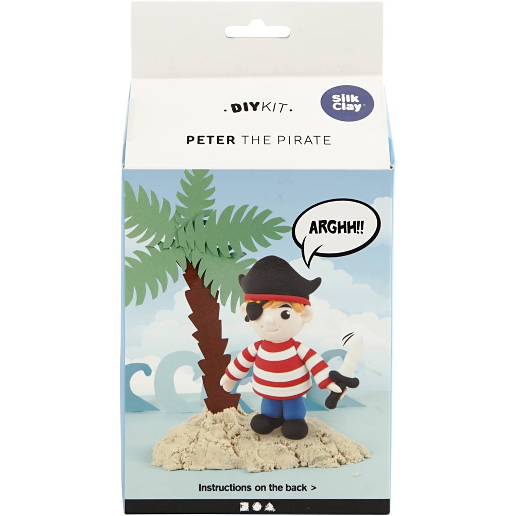 Silk clay funny friends, peter the pirate, 1 doos