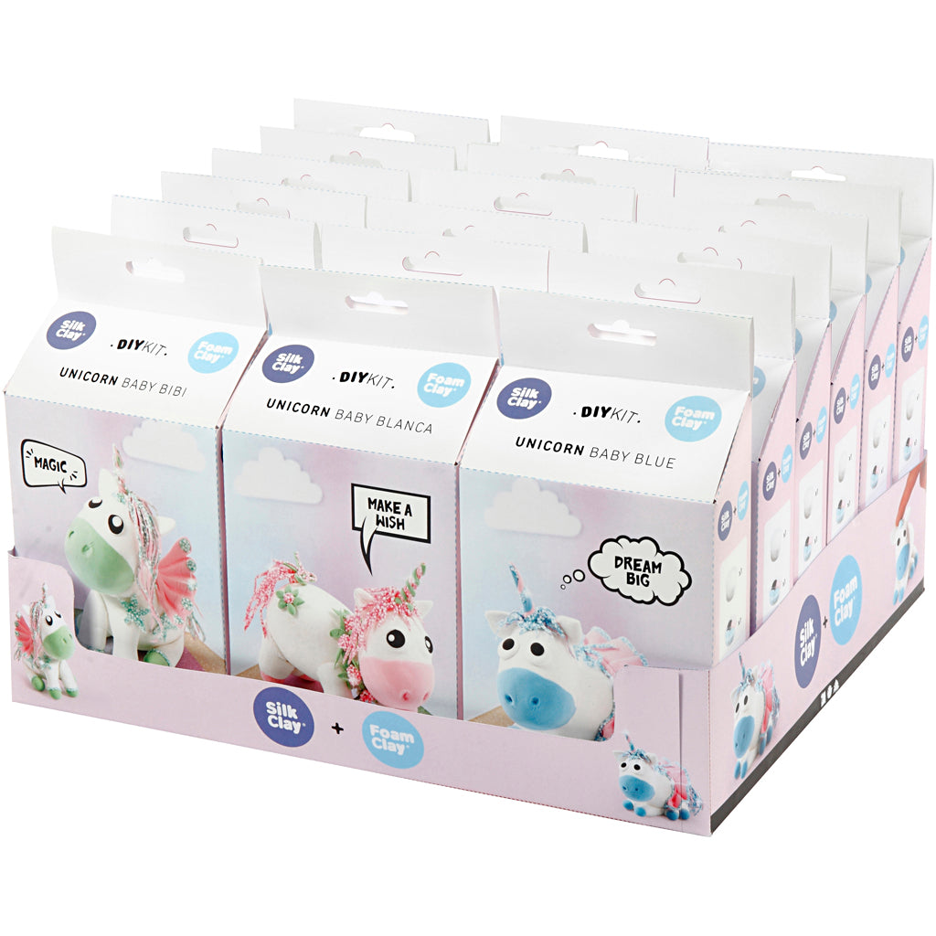 Silk clay funny friends, 18 set 1 doos