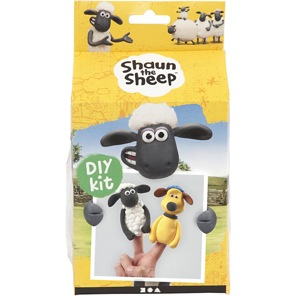 Shaun the sheep vingerpoppen, 1 set