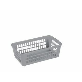 Sunware basic opbergmandje 36x15x8 cm grijs