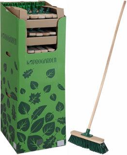 Pro garden straatbezem 30 x 120 cm met steel