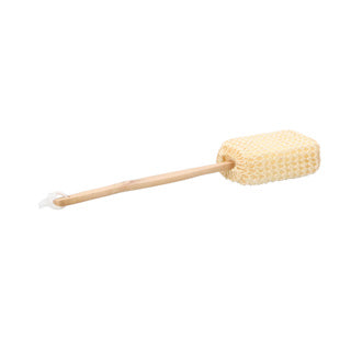 Massagespons met houten handvat