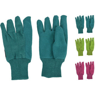 Tuinhandschoenen 3 assorti uni kleu