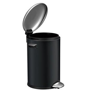 Eko pedaalemmer vepa bins belle deluxe zwart 3l