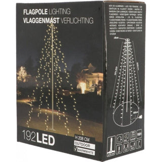 Nampook kerst led vlaggenmast verlichting 192 led