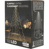 Nampook kerst led vlaggenmast verlichting 192 led