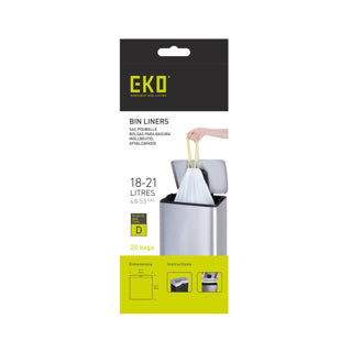 Eko afvalzak type d 18-21 liter