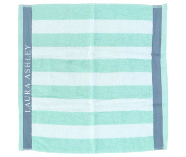 Laura ashley keukendoek white + mint stripes 50 x 50 cm
