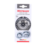 Westmark gootsteenzeefjes rvs 7 cm 2 stuks