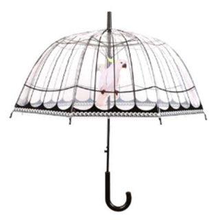 Esschert design paraplu vogelkooi transparant