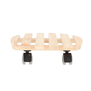 Esschert design plantentrolley rond indoor naturel
