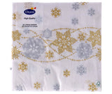 Duni servetten snow white 33x33 cm