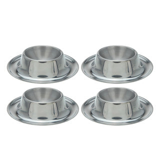 Excellent houseware eierdopset rvs 4 stuks
