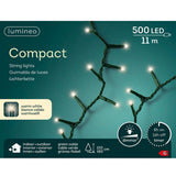 Lumineo kerst compact binnen buiten warm wit 11 meter 500 lampjes