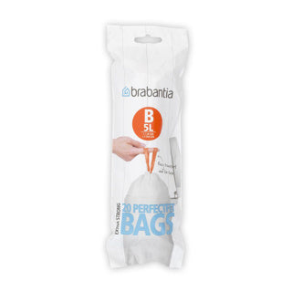 Brabantia afvalzakken perfectfit b 5l 20 stuks