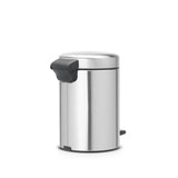 Brabantia pedaalemmer newicon 3l mat staal fingerprint proof