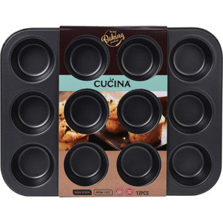 La cucina muffinvorm 12vaks anti aanbak 35x26.5x3.5cm