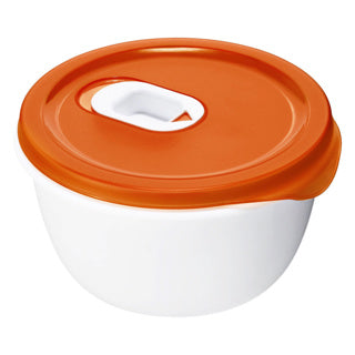 Rotho magnetronschaal 0,8 l micro papaya rood
