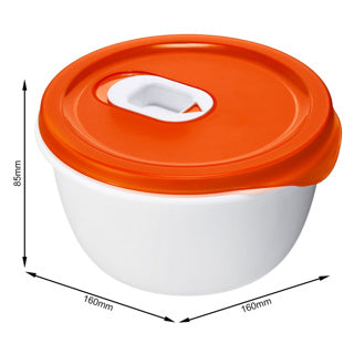 Rotho magnetronschaal 0,8 l micro papaya rood