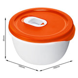 Rotho magnetronschaal 0,8 l micro papaya rood