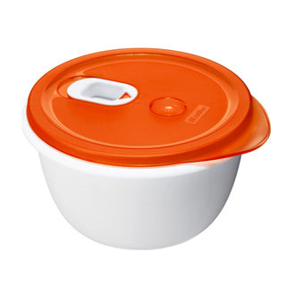 Rotho magnetronschaal 1,5 l micro papaya rood