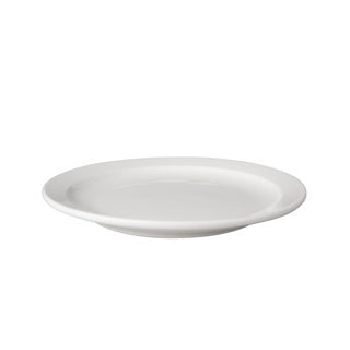 Bord 21 cm porcelein os wit