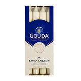 Gouda kroonkaarsen 8 stuks ivoor