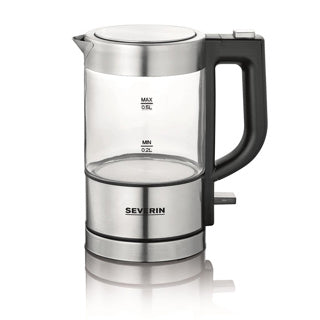 Severin glazen mini waterkoker 1100w 0,5 l wk 3472