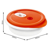Rotho magnetronbord diep 1 l micro papaya rood