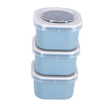 Sunware sigma lunchbakjes set van 3 blauw