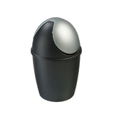 Sunware tafelafvalemmer met swingdeksel 1.5l zwartzilver