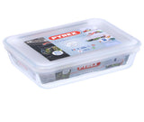 Pyrex cook freeze ovenschaal 19 x 14 cm met vershouddeksel
