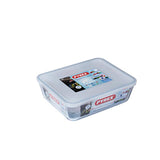 Pyrex cook and freeze glazen vershoudschaal met deksel 1.5l