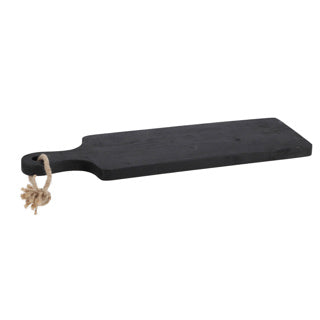 Basic snijplank rubberwood zwart