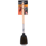 Bbq collection borstel met schraper luxe eiken