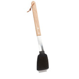 Bbq collection borstel met schraper luxe eiken