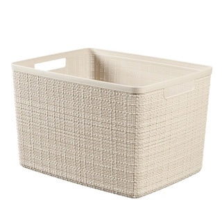 Curver jute mand 20 l off white