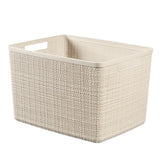 Curver jute mand 20 l off white