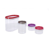 Alpina opbergdozen 4 stuks transparant
