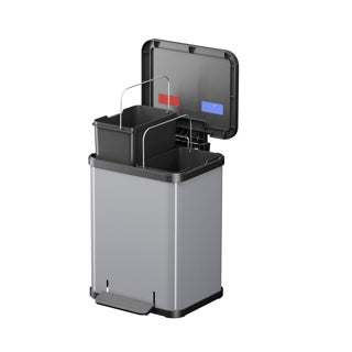 Hailo öko duo plus pedaalemmer 2x9l rvs