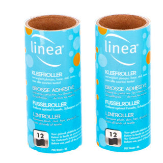 Linea kleefborstelset met 2 reserverollen