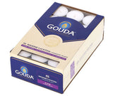 Gouda theelichten 45 stuks 6 branduren wit