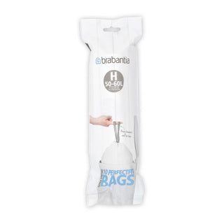 Brabantia afvalzakken perfectfit h 50-60l 10 stuks