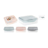 Excellent houseware lunchbox met dressingbeker 3 assorti