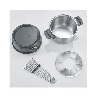 Severin fondue 1500w 8-persoons zwart fo 2470