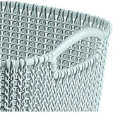 Curver opbergmand knit-look 19l lichtblauw