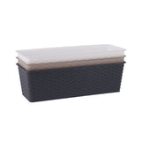 Bloembak 12 x 16 x 40 cm pp assorti kleur