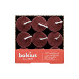 Bolsius dinerkaars rustiek velvet rood 27 cm
