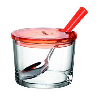 Montana jampot met lepel oranje